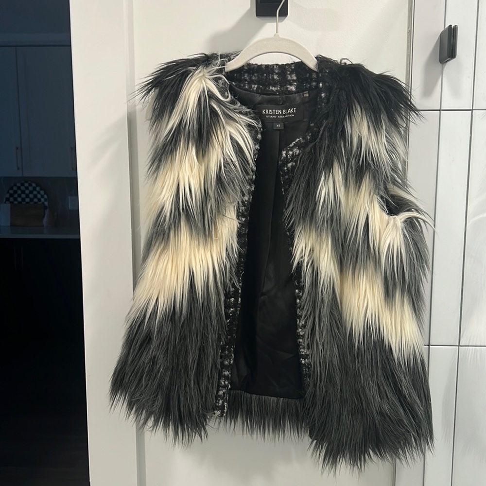 Kristen Blake Faux Fur Vest